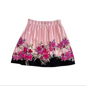 Speak 2 Me Women's Skirt Jr Size 7 Pink Vintage Floral
